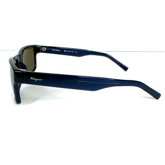 SALVATORE FERRAGAMO 57mm Square Sunglasses Blue SF960S Made In Italy main image 7